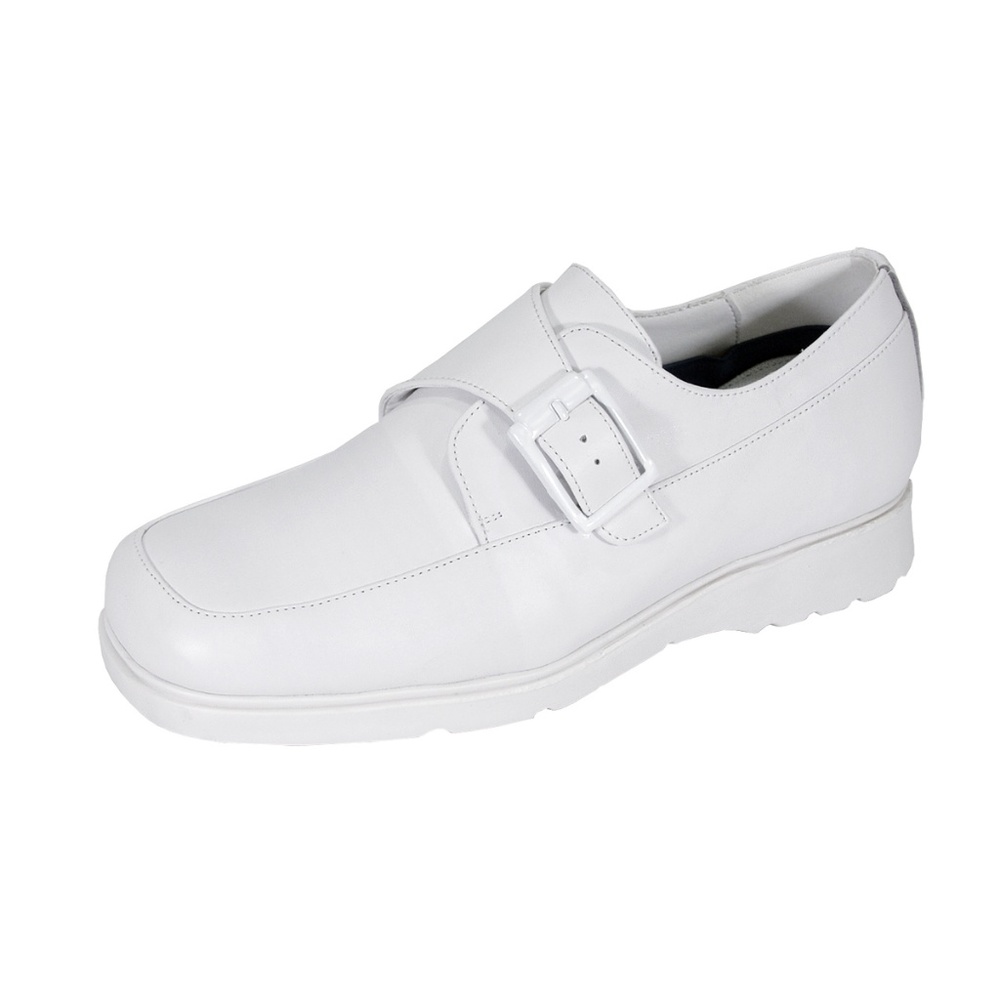 👟 24 Hour Comfort Tom Men's Wide Width Adjustable Buckle Leather Shoes👟